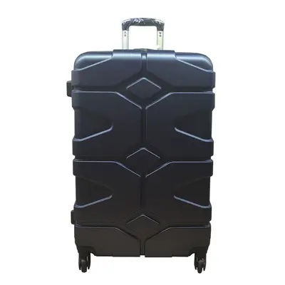 (Navy , Large) Hampton & Stewart Hard Shell Extra Large Suitcase