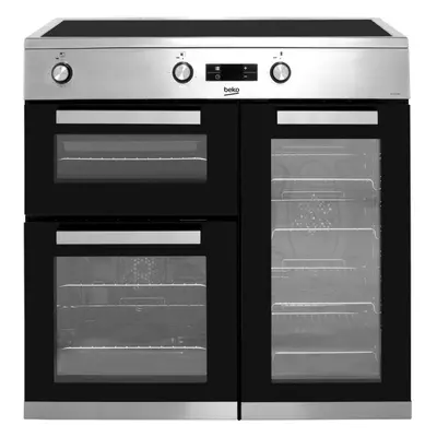 Beko KDVI90X 90cm Electric Range Cooker with Induction Hob - Stainless Steel