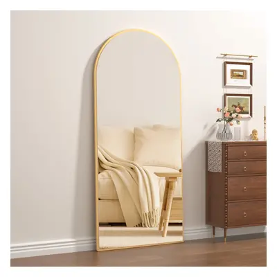 (Gold,165x60cm) CASSILANDO Arch Full Length Mirror Floor Standing