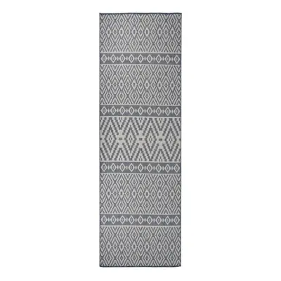 (blue stripes, x cm) vidaXL Outdoor Flatweave Rug Patio Garden Runner Mat Area Rug Floor Carpet