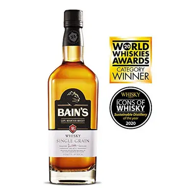 Bains Single Grain South African Whisky, cl