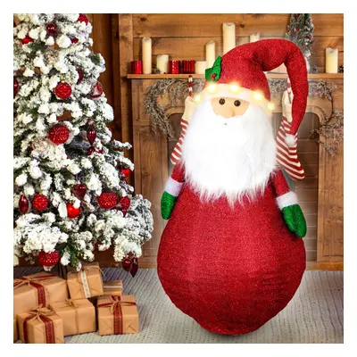 (Collapsible Santa Christmas Decoration with LED lights) The Magic Toy Shop Collapsible Figure I