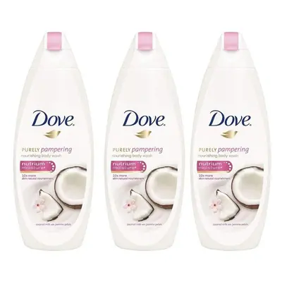 DOVE Purely Pampering Nourishing Body Wash 500ml Pack of | Coconut Milk with Jasmine Petals Show