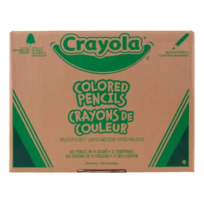 Crayola Colored Pencil Classpack 462ct Bulk Colored Pencils Assorted Colors School Supplies for 