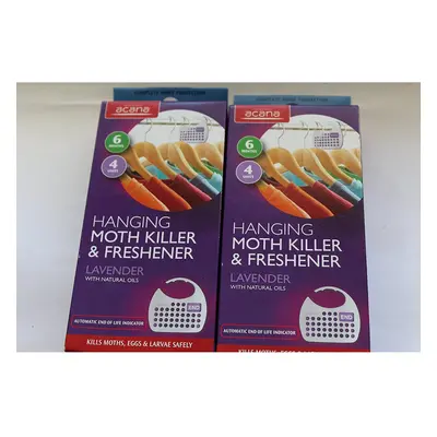 8 units of Acana Hanging Moth Killer & Freshener for wardrobe protect clothes