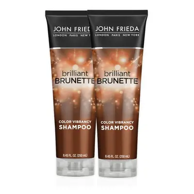 John Frieda Brilliant Brunette Shampoo MultiTone Color Protecting Shampoo Helps Unlock Vibrant C