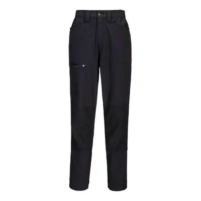 (10 UK, Black) Portwest Womens/Ladies WX2 Stretch Work Trousers