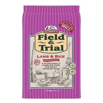 Skinner's Field & Trial Complete Dry Adult Working Dog Food Lamb and Rice, 2.5 kg