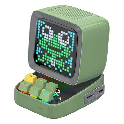 Divoom Ditoo Retro Pixel Art Bluetooth Speaker with Programmable RGB Led Screen, Gaming Gadget w