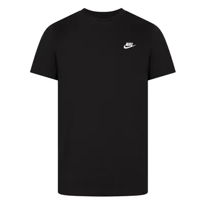 (Medium) Nike Sportswear Men's Club T Shirt Black