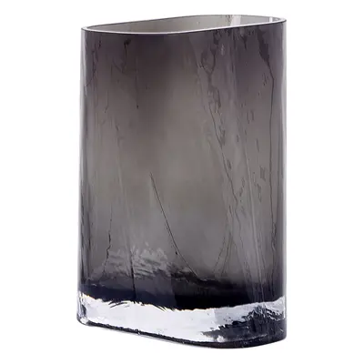 Flower Vase MITATA Glass Grey