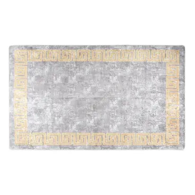 vidaXL Rug Washable Grey Anti Slip Living Room Decor Floor Carpet Area Rug