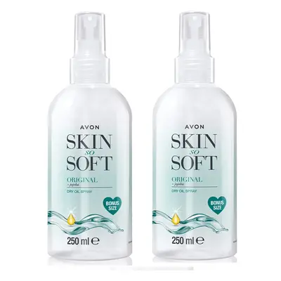 Skin So Soft Original Dry Oil Spray BONUS Size Bottle ml - Pack of