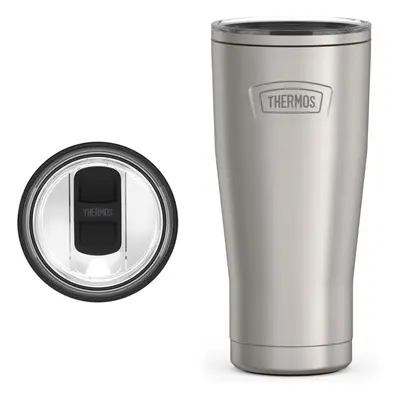 THERMOS ICON SERIES Stainless Steel Cold Tumbler with Slide Lock Ounce Matte Stainless Steel