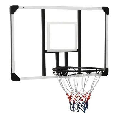 (106 x x cm) vidaXL Basketball Backboard Transparent Wall-Mounted Hoop Board Multi Sizes