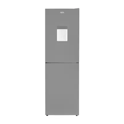 SIA SFF17650SE Freestanding 252L Fridge Freezer Water Dispenser Silver