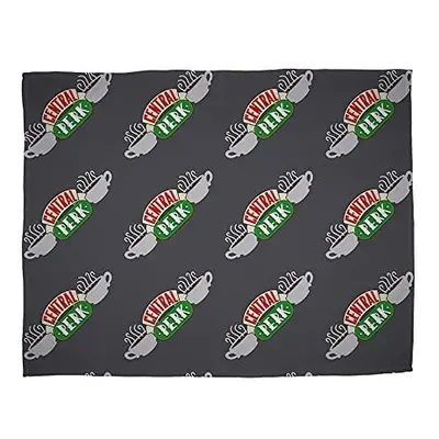 Friends TV Show Fleece Blanket | Central Perk Coffee Shop Design | Super Soft Blanket Bed Throw 