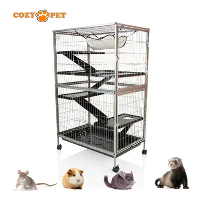 Rodent Cage by Cozy Pet Rat, Ferret, Chinchilla and Small Pets RC02