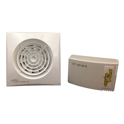 Envirovent SILENT100T-12V Low Voltage Extractor Fan IP57 SELV (Timer)