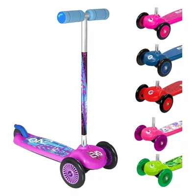 EVO Pink Move & Groove Scooter | Kids 3-Wheel Scooter Perfect For Boys & Girls