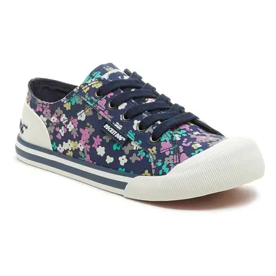 (Blue, (Adults')) Rocket Dog Jazzin Annie Cotton Women's Navy Trainers