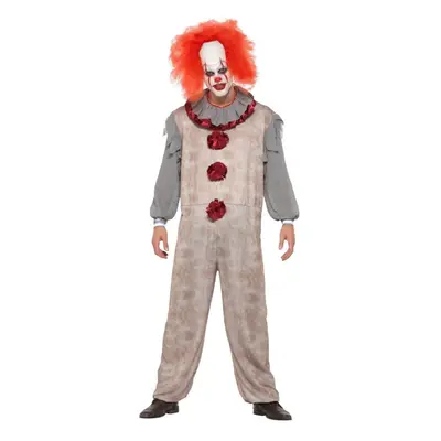 (Large) IT Pennywise Vintage Clown Costume | Halloween