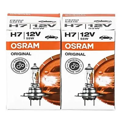 2 Osram H7 64210 12V Original Line Halogen Bulbs Car Bulb Headlamp light Bulbs Bulb Car lamp Hea