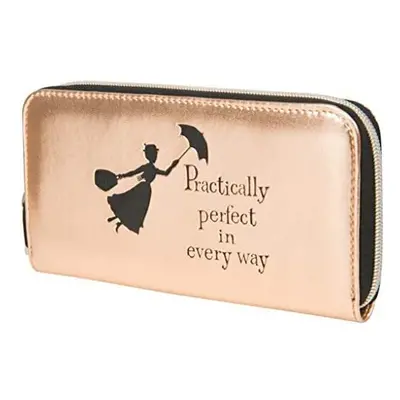 Mary Poppins Gifts Women Purses Ladies Wallet Rose Gold Disney Handbag