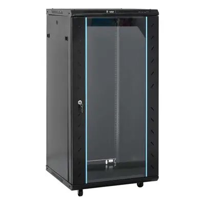 (black, x x mm) vidaXL Network Cabinet with Feet Office Server Rack Data Cabinet 19" IP20