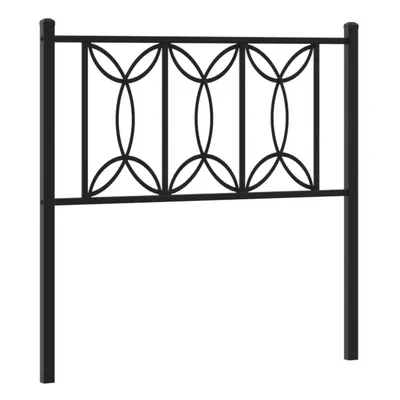 (black, cm) vidaXL Metal Headboard Bedroom Home Decor Bed Header Bed Headboard White cm