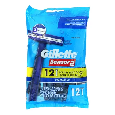 Gillette, Sensor2, Disposable Razors, Fixed, Disposable Razors