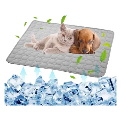 Dog Self Cooling Mat Pet Washable Summer Cooling Pads Cooling Blanket Hot Weather Sleeping Kenne