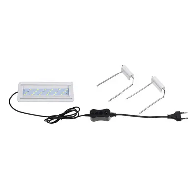 (EU Plug) 5W LED Fish Tank Light 20CM Aquarium Bracket Clip Light Aquarium Lighting Extendable A