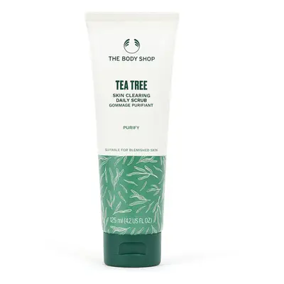 The Body Shop Tea Tree Skin Clearing Daily Face Scrub - Exfoliating and Purifying For Blemished 