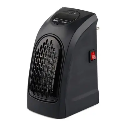 (UK) 400W Mini Electric Wall Heater - Portable Plug-in Space Warmer with Adjustable Thermostat