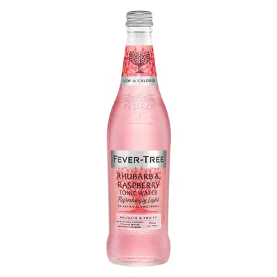 FEVER-TREE Ref. Light Sweet Rhubarb & Rasp Tonic Water 500ml (Pack of 8)