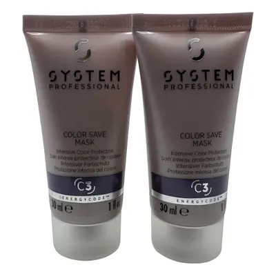 Wella System Professional Color Save Mask Color Treated Hair OZ Set of