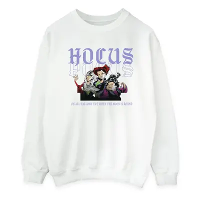 (M, White) Disney Womens/Ladies Hocus Pocus Hallows Eve Sweatshirt