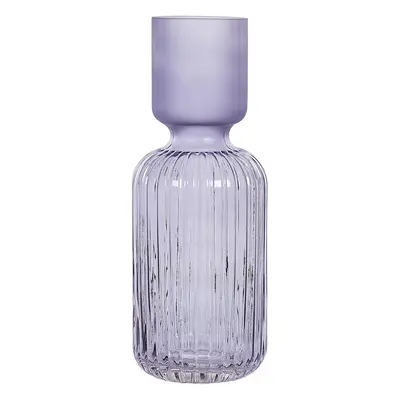 Flower Vase TRAGANA Glass cm Violet