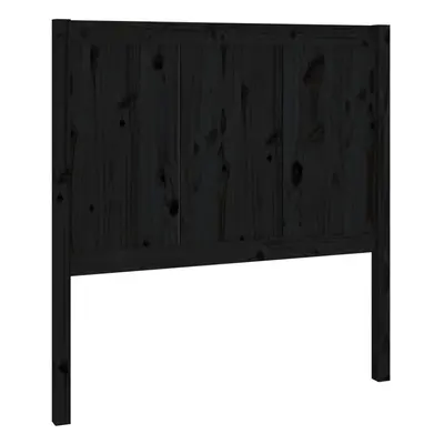 (black, 95.5 x x cm) vidaXL Bed Headboard Home Bedroom Decorative Bed Header Panel Solid Wood Pi