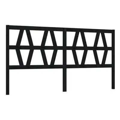 (black, x x cm) vidaXL Bed Headboard Home Bedroom Decorative Bed Header Panel Solid Wood Pine