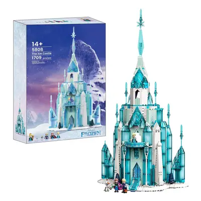 Cartoon Frozen Princess The Ice Castle Building Blocks Set Fit Lego