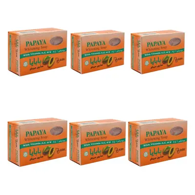 RDL Papaya Whitening Soap - Skin-Brightening Cleansing Bar with Papaya Extract Gentle Exfoliatio