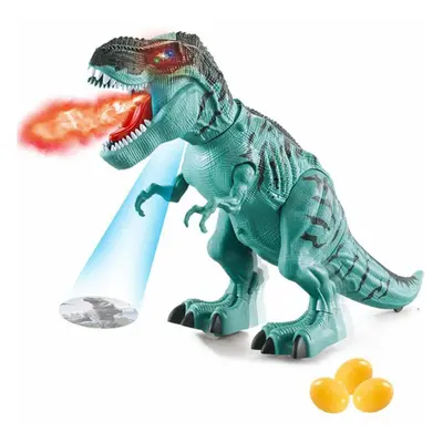 Electric Dinosaur Toy Kids, Tyrannosaurus Rex Toy with Dinosaur Egg and Roaring Dinosaur Sound