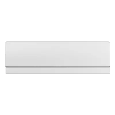 NRG White 1700mm Acrylic Front Bath Panel for Bathroom Soaking Bathtub