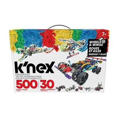 K'NEX Wings and Wheel Building Set, 3D Educational Toys for Kids, Piece Stem Learning Kit, Engin