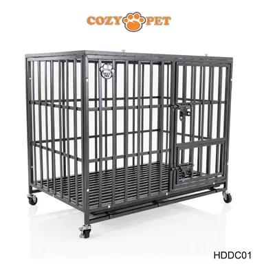 Heavy Duty Dog Cage By Cozy Pet Steel Crate Vet Groomers Commercial Use Kennel HDDC01