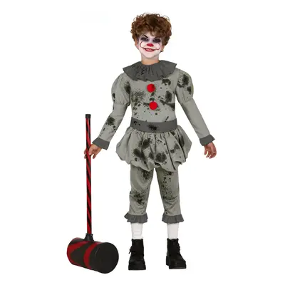 (3 to years (95-105 cm)) Boy's psychopathic clown costume