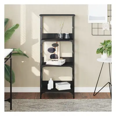 vidaXL Bookshelf Black 50x33x117.5 cm Engineered Wood