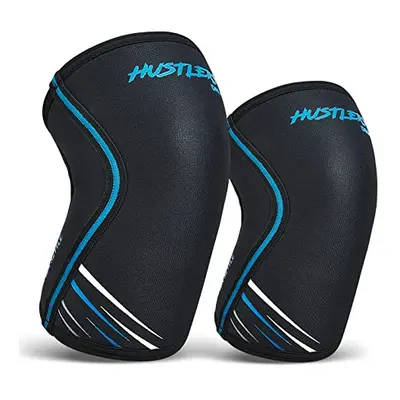 Knee Sleeves Weight Lifting with 7mm Neoprene Gym Knee Sleeves for Squats and Power Lifting Doub